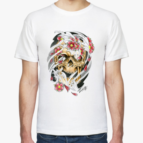 Футболка Scull & Flowers