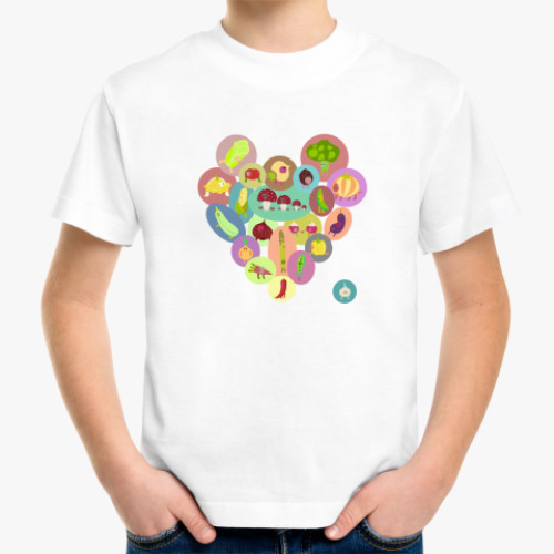 Детская футболка Овощи для детей