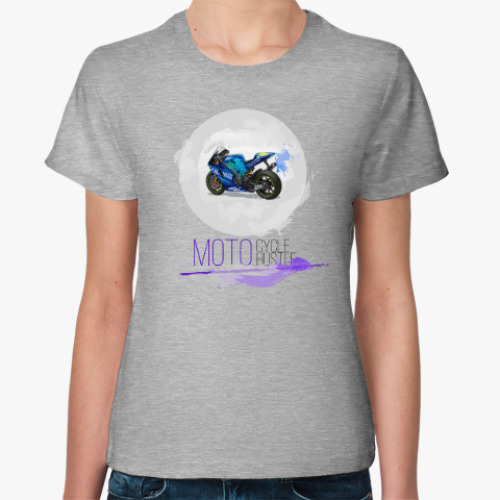 Женская футболка MOTO cycle hustle