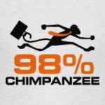 На 98% шимпанзе