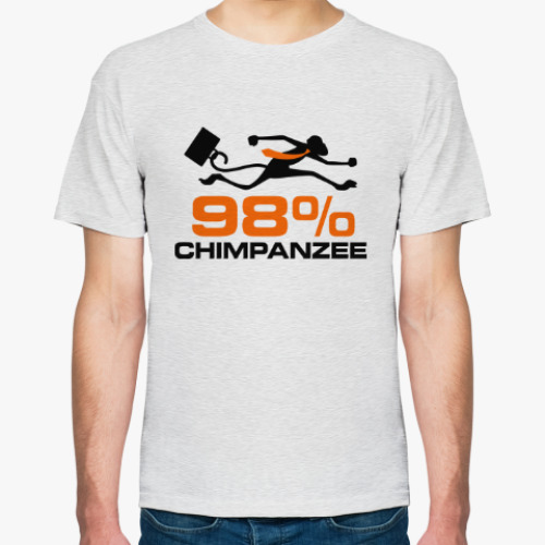 Футболка На 98% шимпанзе