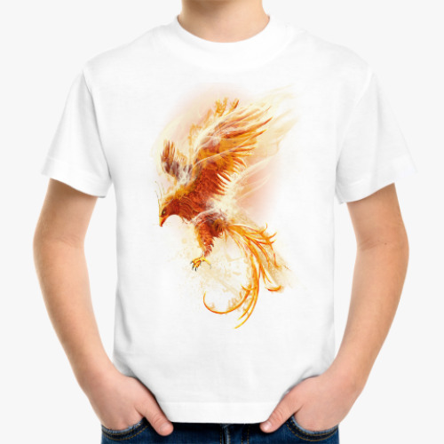 Детская футболка Птица Феникс Fenix bird