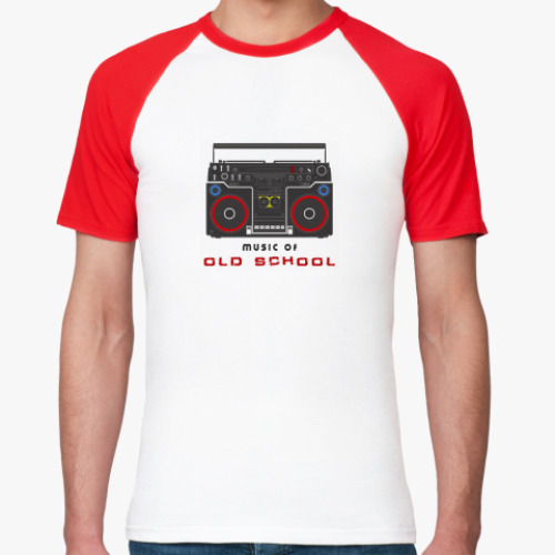 Футболка реглан Music old school