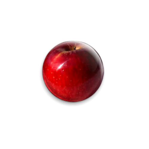 Значок 25мм яблоко