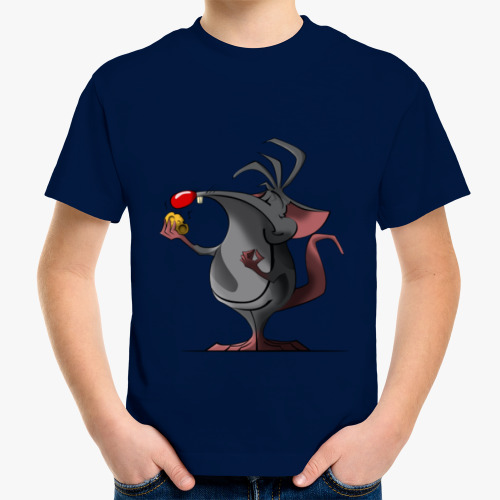 Детская футболка Мышь дегустатор