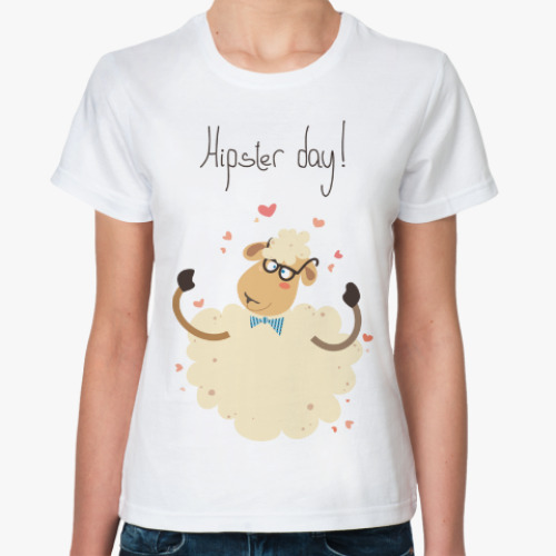 Классическая футболка День Хипстера!