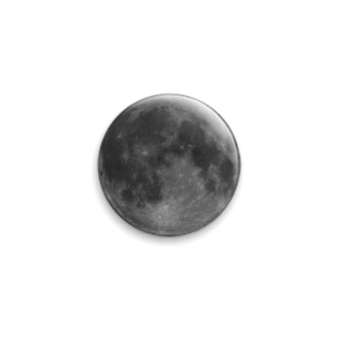 Значок 25мм Луна