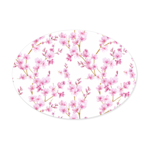 Виниловые наклейки Весенняя сакура цветущая вишня маленькие цветы