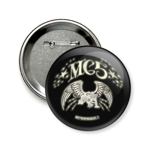 Значок 58мм MC5 (Motor City Five)