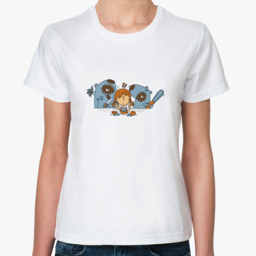 Классическая футболка 'Машенька и медведи'