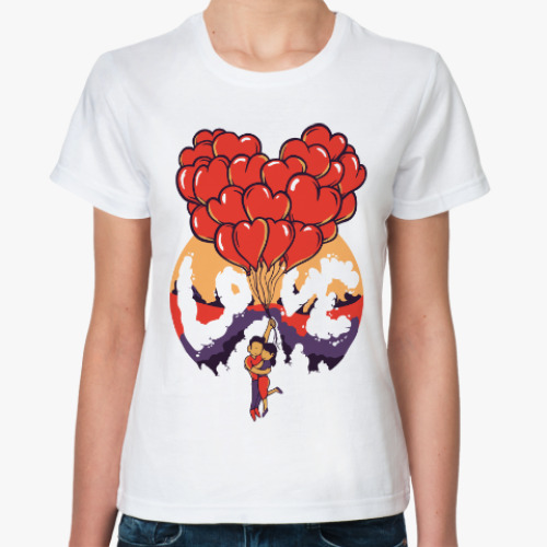 Классическая футболка Любовь (Воздушные Шары)
