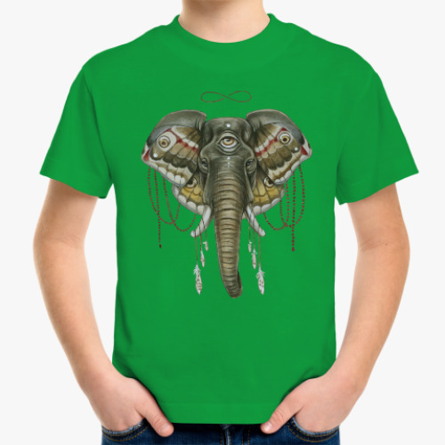 Детская футболка Индийский слон