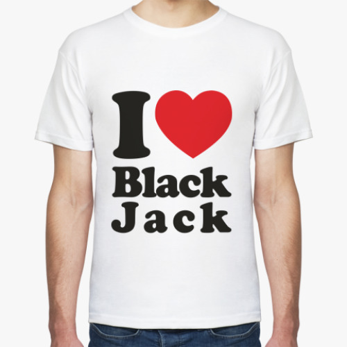 Футболка I love Black Jack