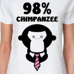 98% шимпанзе