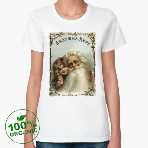 Женская футболка из органик-хлопка  Росийская тематика