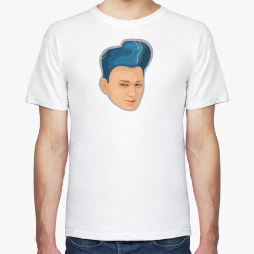 Футболка blue hair