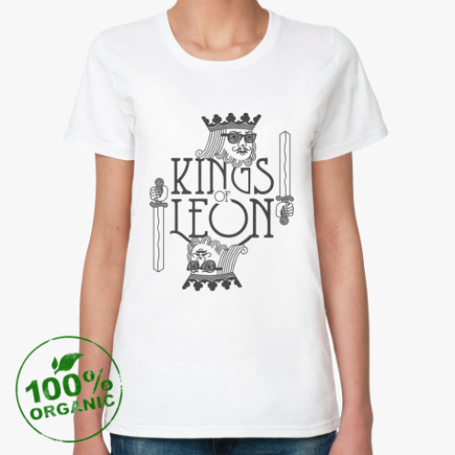Женская футболка из органик-хлопка Kings of Leon