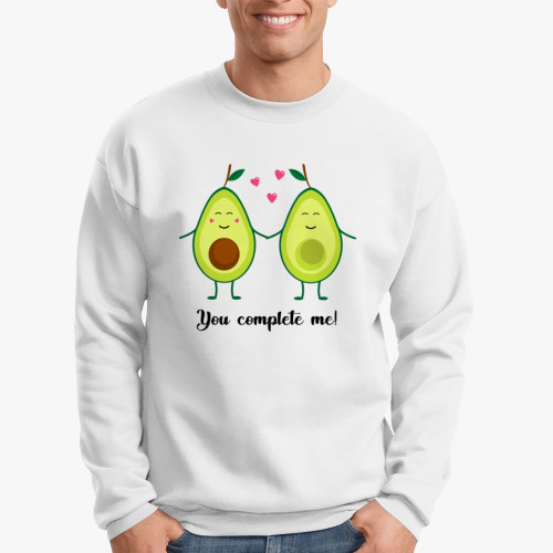 Свитшот влюбленные авокадо