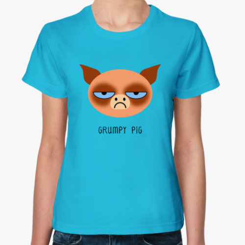 Женская футболка Grumpy Animals