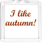  'I like autumn!'