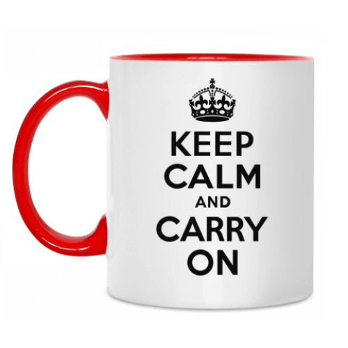 Кружка Keep calm and carry on