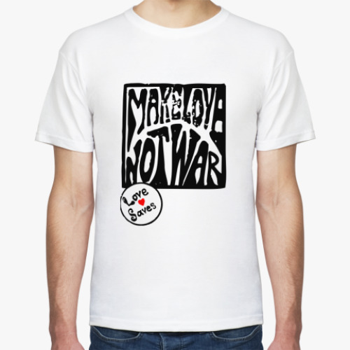 Футболка Make love