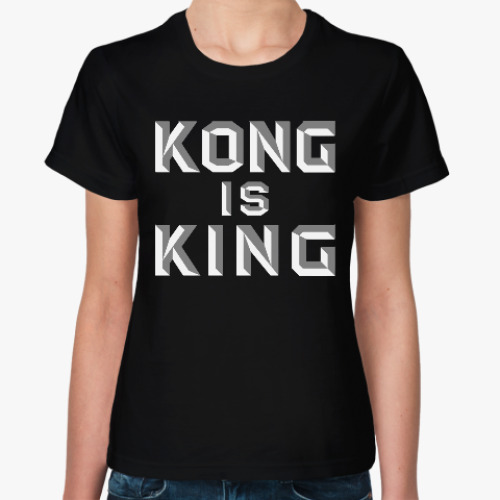 Женская футболка Кинг Конг