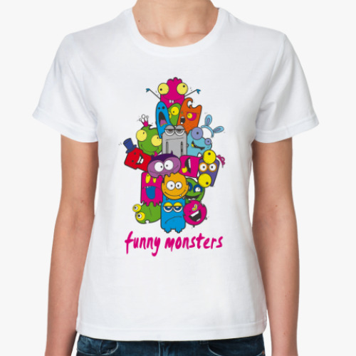 Классическая футболка FUNNY MONSTERS