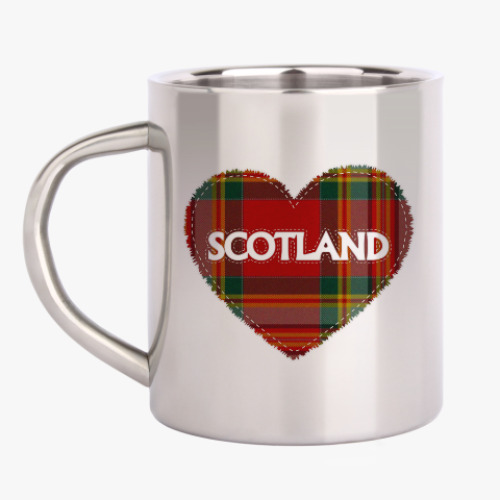 Кружка металлическая Love Scotland