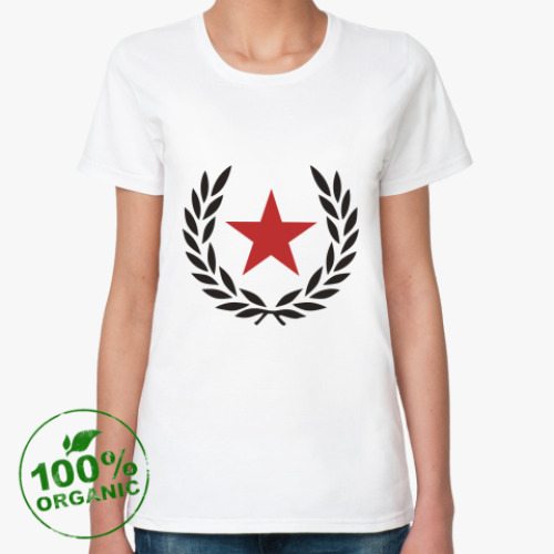 Женская футболка из органик-хлопка 'Star!'