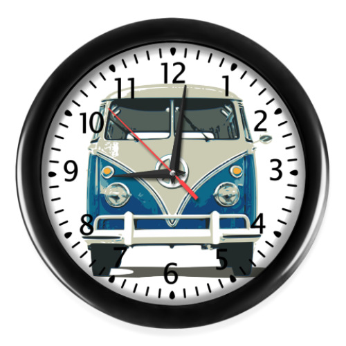 Настенные часы Volkswagen bus