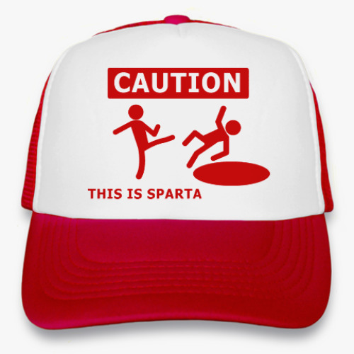 Кепка-тракер Caution: this is Sparta