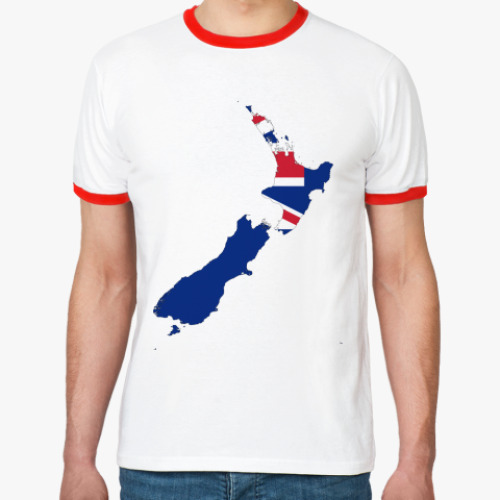 Футболка Ringer-T Новая Зеландия
