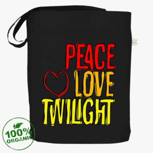 Сумка шоппер  Peace Love Twilight