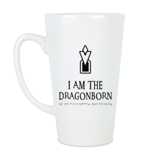 Чашка Латте Dragonborn Skyrim