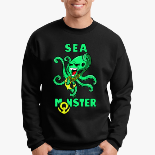 Свитшот Крутой осьминог , гроза морей и океанов.