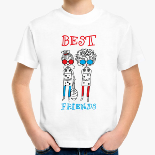 Детская футболка Best friends
