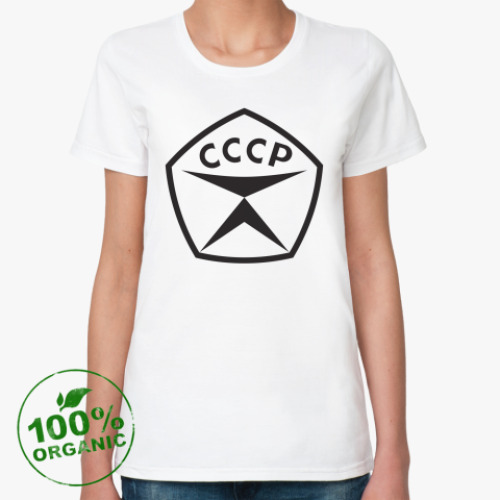 Женская футболка из органик-хлопка СССР