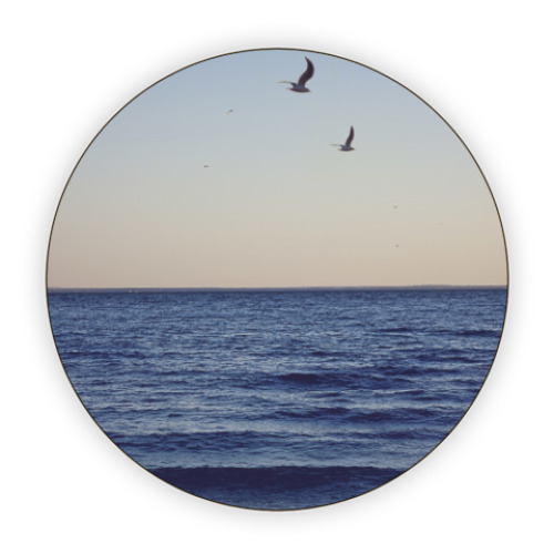 Костер (подставка под кружку) Море