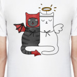 Ангел и демон коты