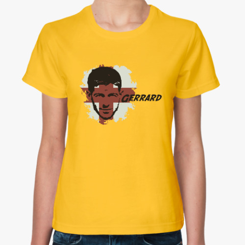 Женская футболка Джеррард