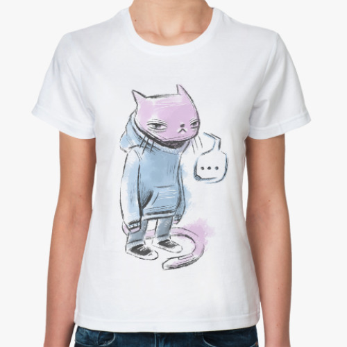 Классическая футболка Кот