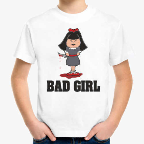 Детская футболка bad girl