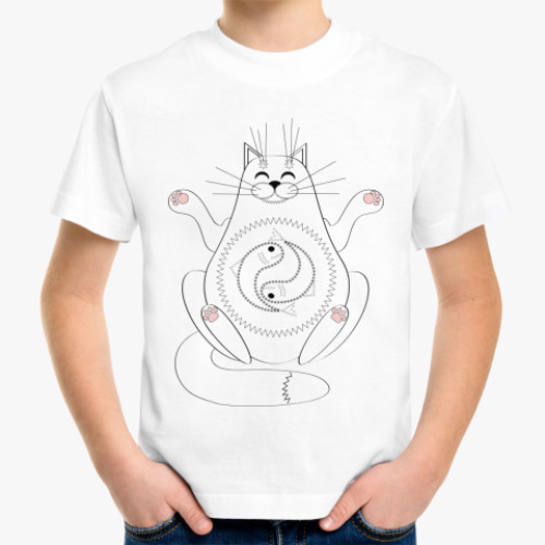 Детская футболка медитация