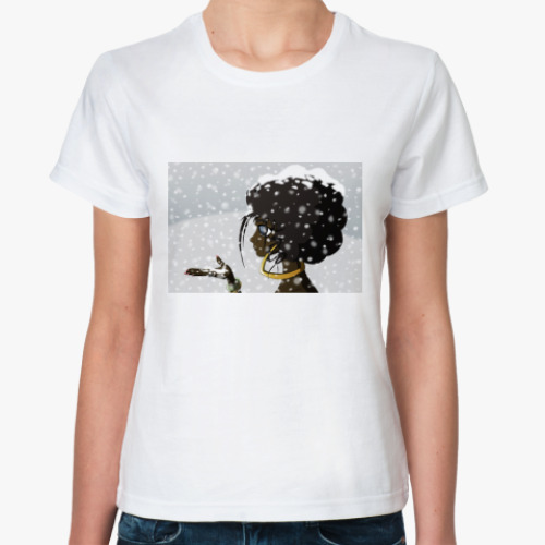 Классическая футболка  «Черное и Белое»
