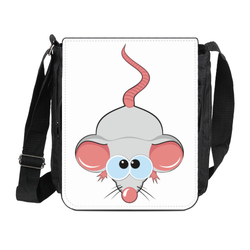 Сумка на плечо (мини-планшет) Смешная мышь