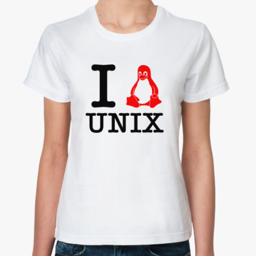 Классическая футболка Unix