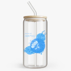 Банка с бамбуковой крышкой