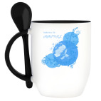 Кружка с ложкой