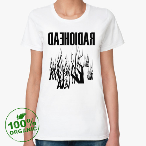 Женская футболка из органик-хлопка Radiohead